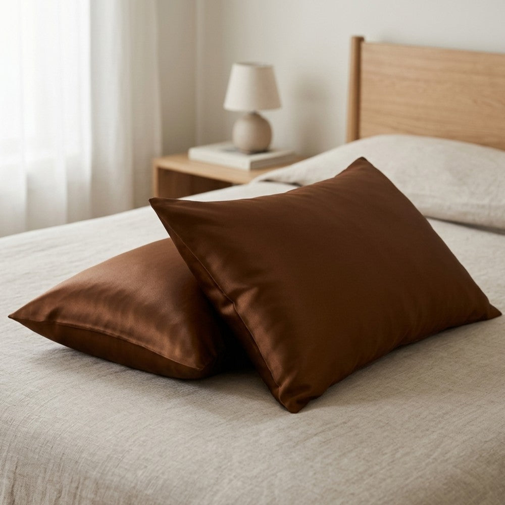 2 Pack Luxury 100% Mulberry Silk Pillowcase for Hair and Skin Health | Smooth Cooling Gentle Sleep | Envelope Closure