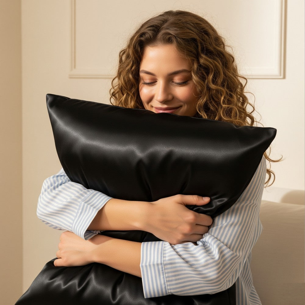 2 Pack Luxury 100% Mulberry Silk Pillowcase for Hair and Skin Health | Smooth Cooling Gentle Sleep | Envelope Closure