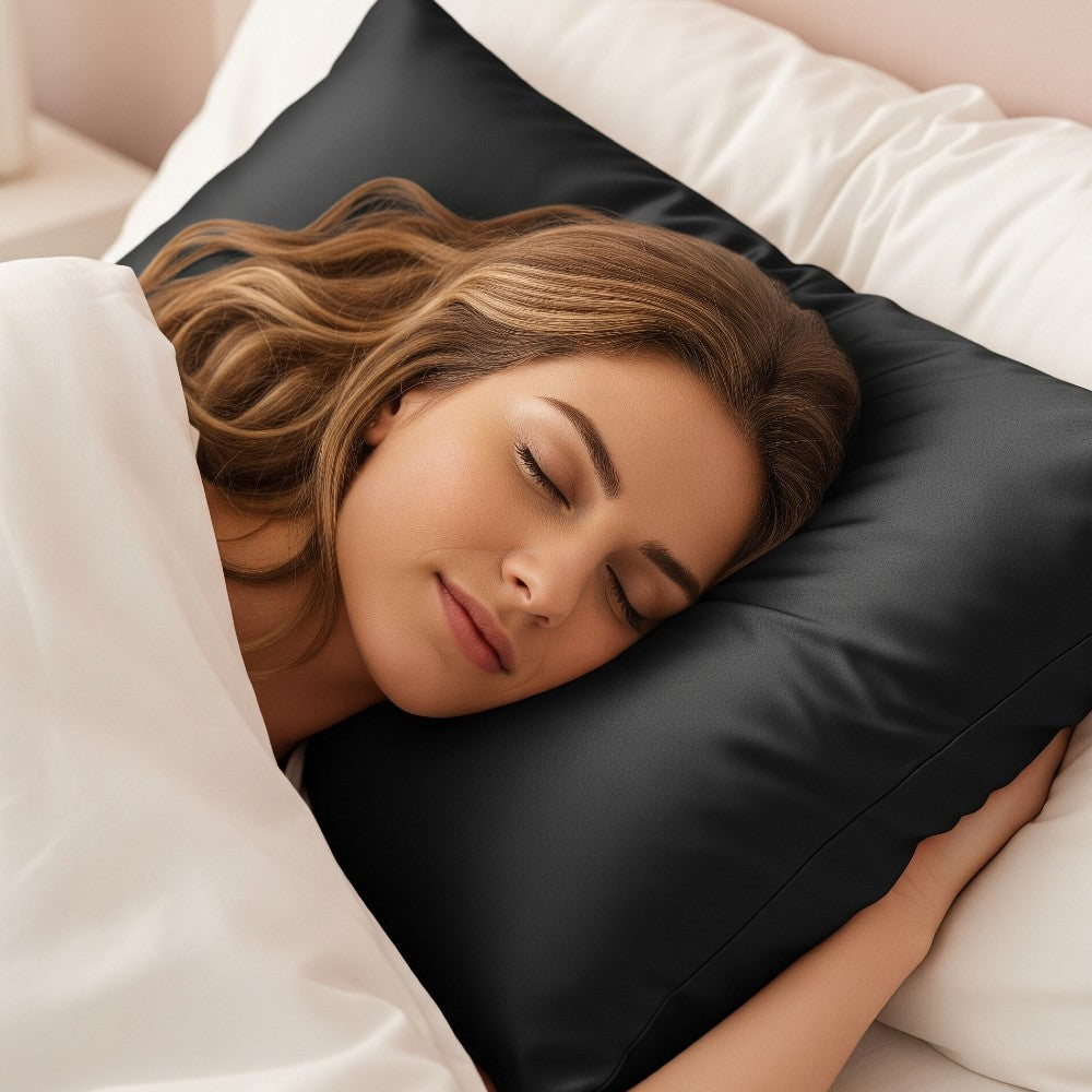 2 Pack Luxury 100% Mulberry Silk Pillowcase for Hair and Skin Health | Smooth Cooling Gentle Sleep | Envelope Closure