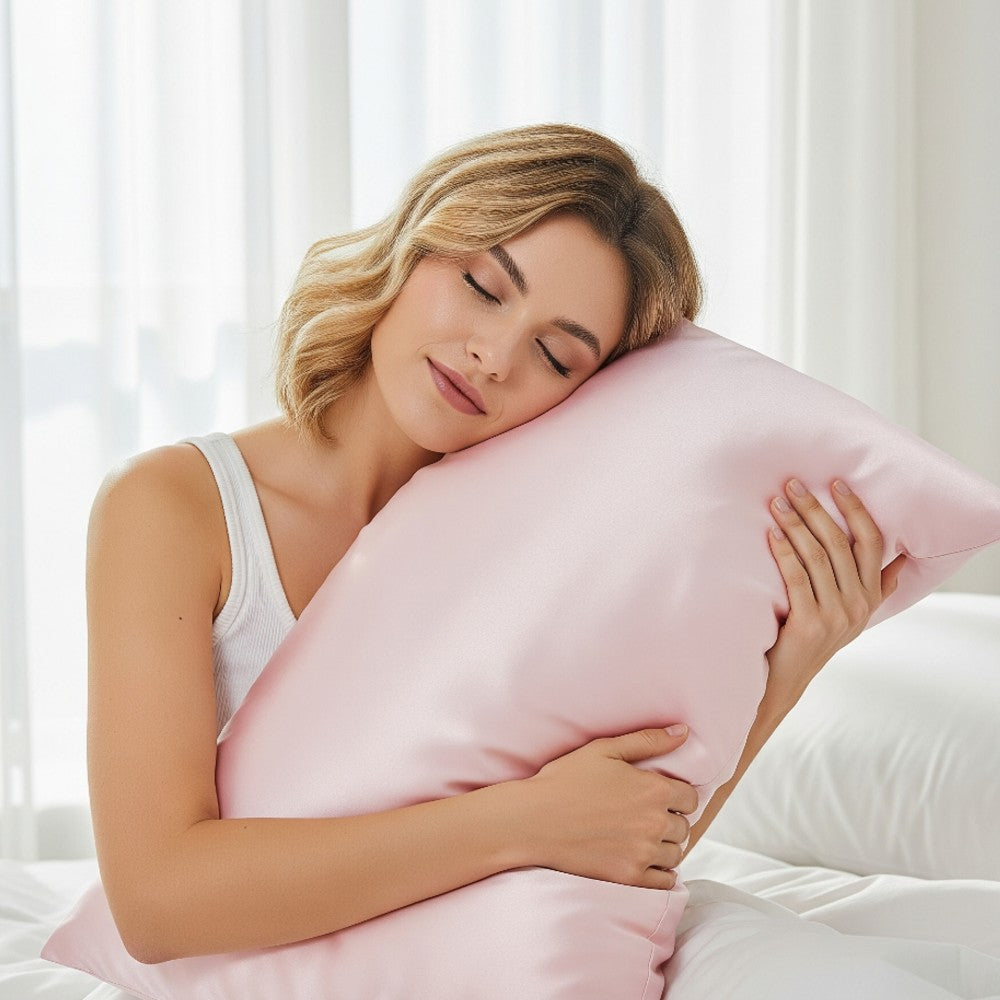 2 Pack Luxury 100% Mulberry Silk Pillowcase for Hair and Skin Health | Smooth Cooling Gentle Sleep | Envelope Closure