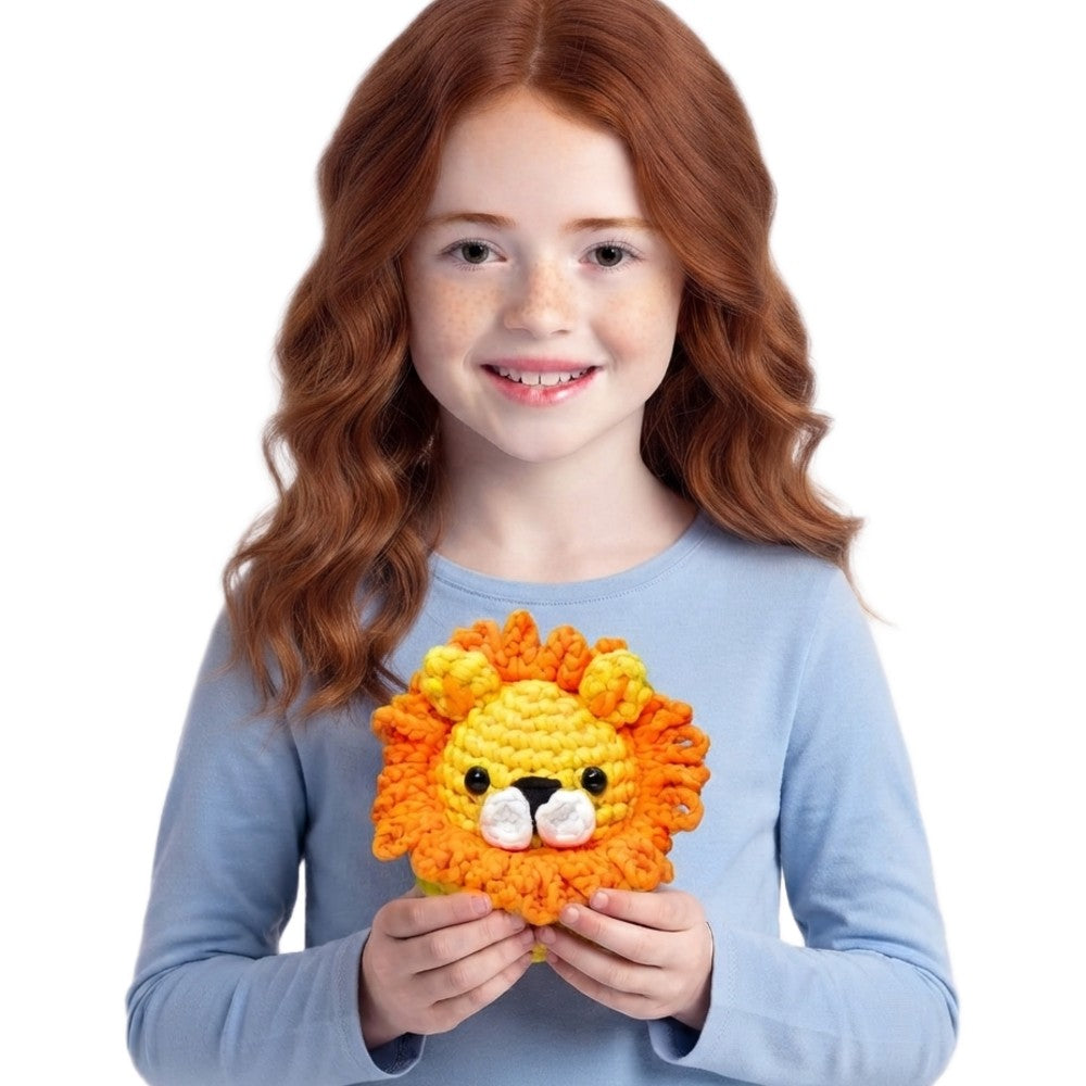 Crochet DIY Kit for Beginners – Amigurumi Craft Set with Yarn Stuffing and Crochet Hook