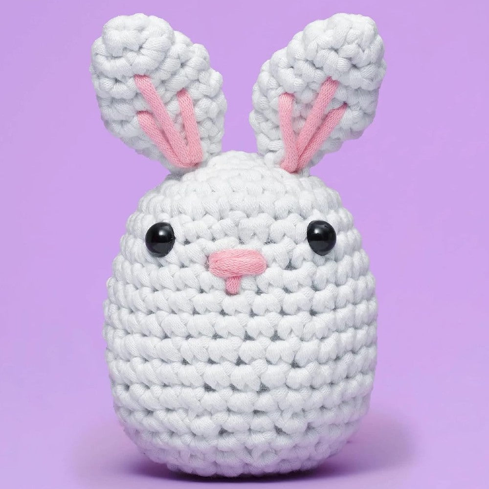 Crochet DIY Kit for Beginners – Amigurumi Craft Set with Yarn Stuffing and Crochet Hook