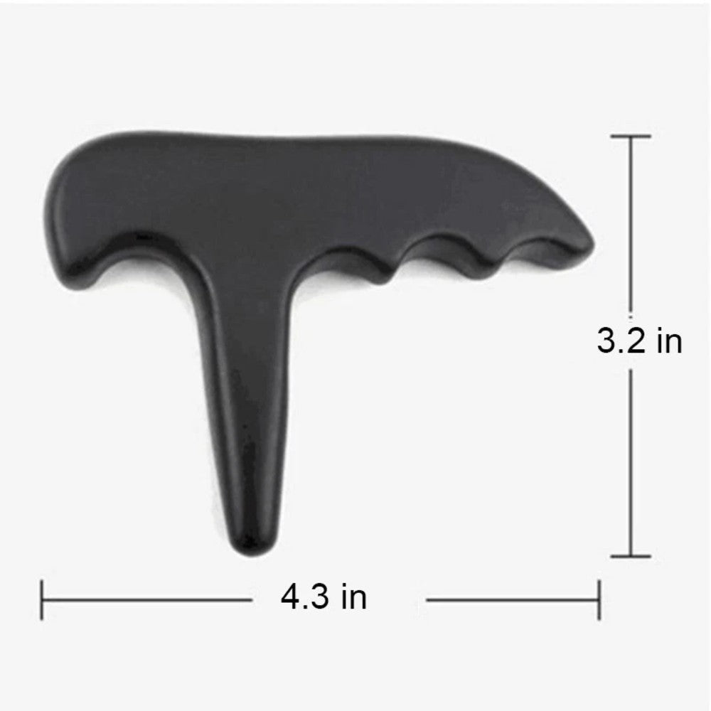 Authentic Bian Stone Gua Sha Body Massage Tool | Deep Tissue & Muscle Tension Relief