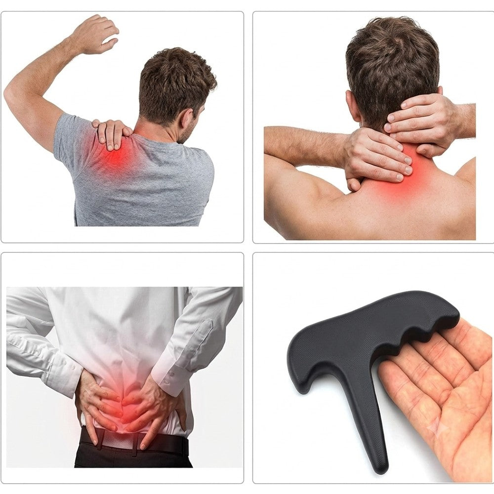 Authentic Bian Stone Gua Sha Body Massage Tool | Deep Tissue & Muscle Tension Relief
