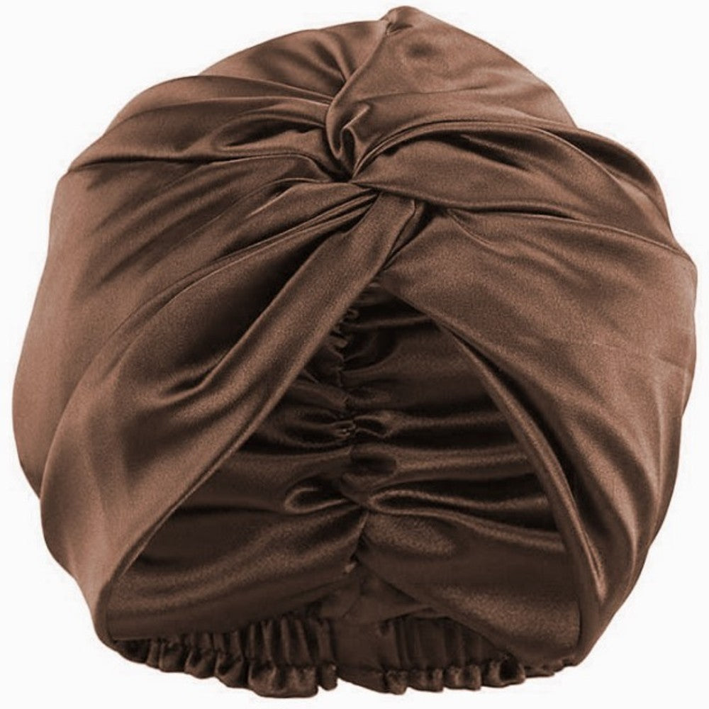 Satin Hair Bonnet for Sleeping Double Layer Hair Wrap Sleep Cap Turban