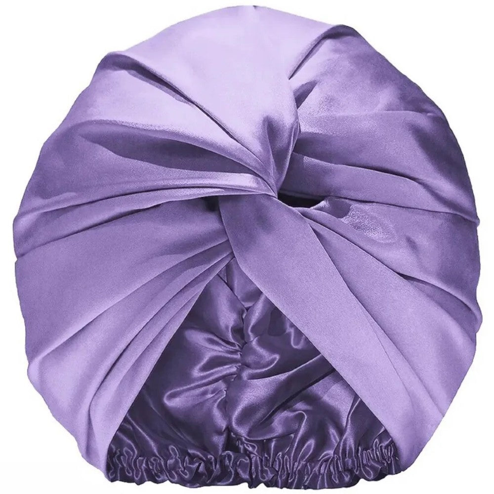Satin Hair Bonnet for Sleeping Double Layer Hair Wrap Sleep Cap Turban