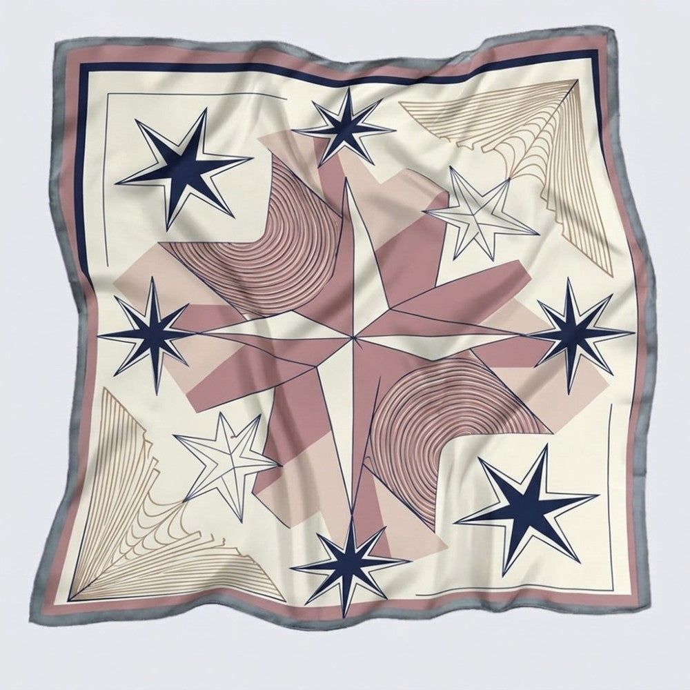100% Mulberry Silk Square Scarf 16 Momme 53x53cm Luxury Neckwear and Handbag Accessory for Gifts