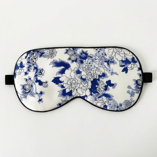 100% Pure Silk Sleep Eye Mask – Luxury Mulberry Silk Blindfold & Light Blocking Eye Cover for Sleeping & Travel
