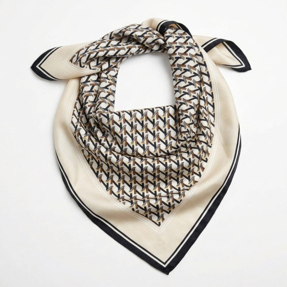 100% Mulberry Silk Scarf 90x90cm Square Silk Shawl and Head Scarf 16 Momme Luxury Neckwear and Handbag Accessory for Gifts