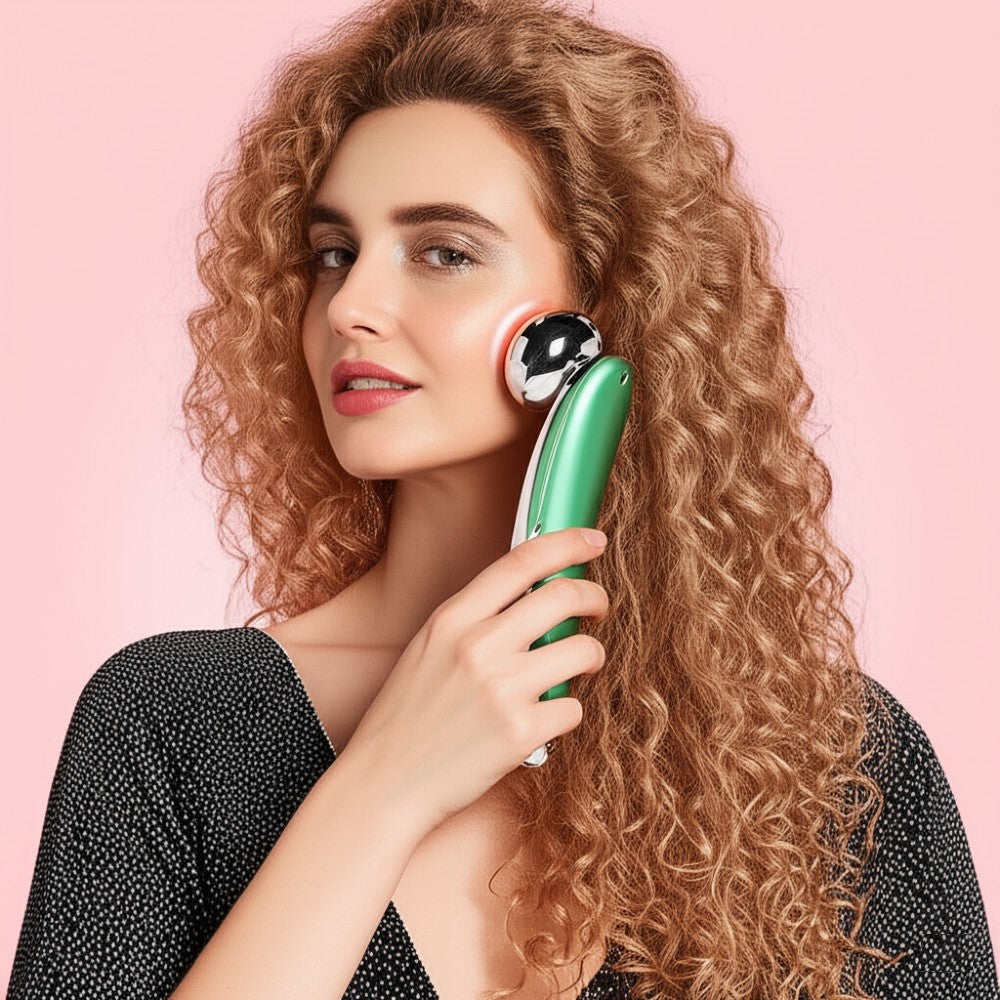 Deep Tissue Facial Neck Massager - Wrinkle Reducer and Skin Tightening Tool for Face Lifting