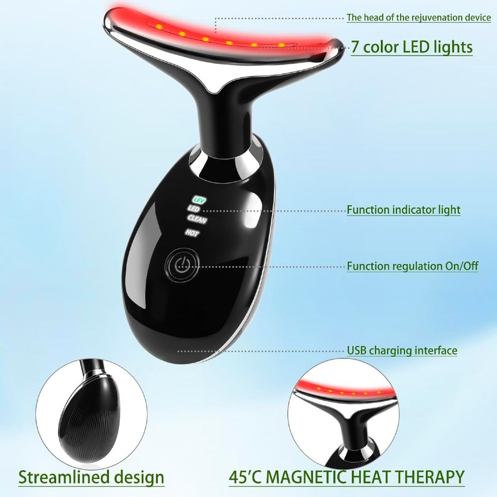 Relaxing Face Neck Massager for Sculpted Jawline Skin Lifting Tightening Beauty Device