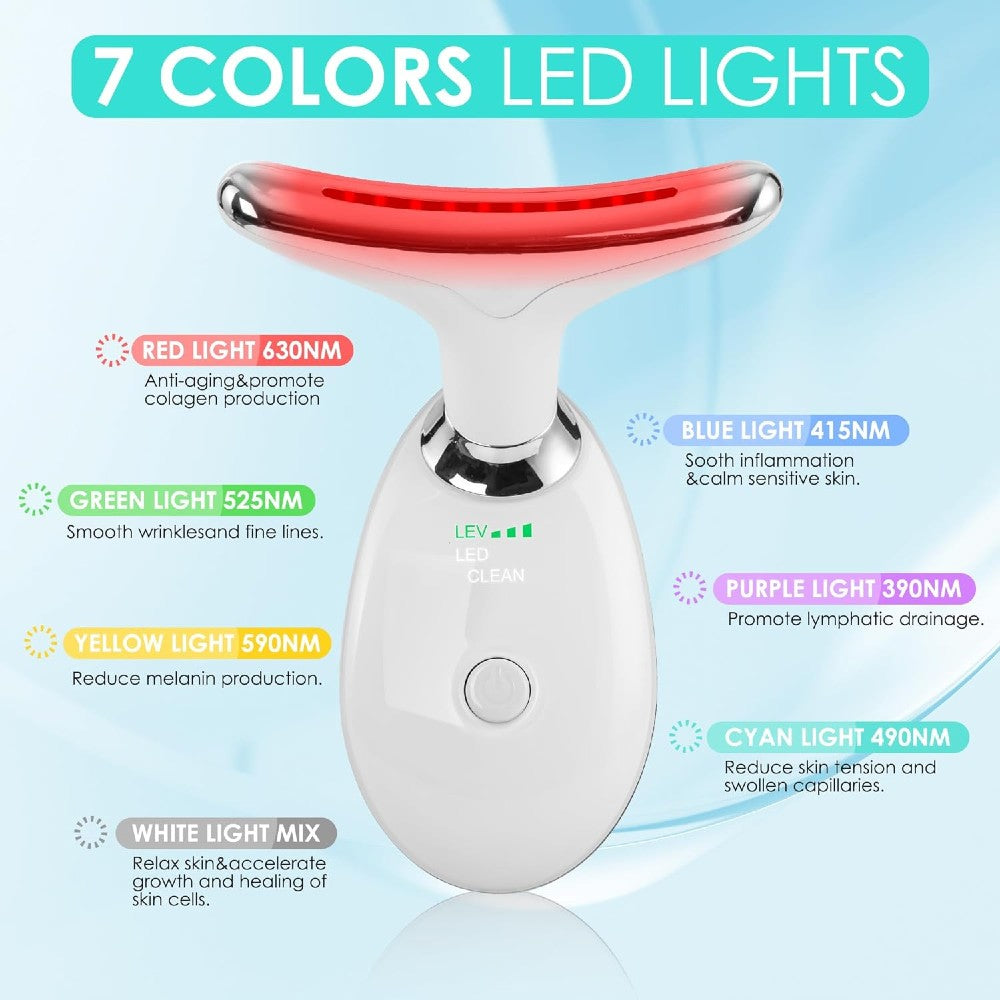 Relaxing Face Neck Massager for Sculpted Jawline Skin Lifting Tightening Beauty Device