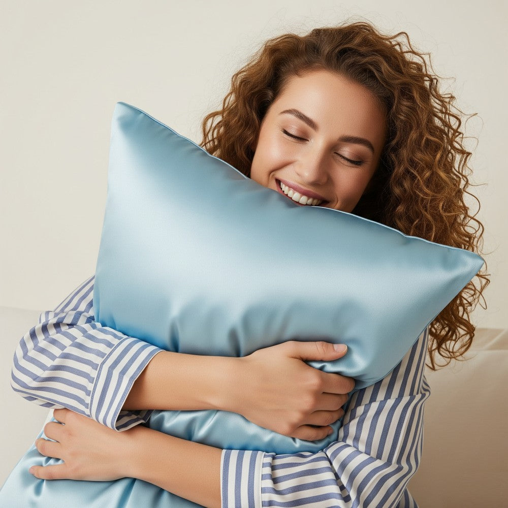 2 Pack Luxury 100% Mulberry Silk Pillowcase for Hair and Skin Health | Smooth Cooling Gentle Sleep | Envelope Closure