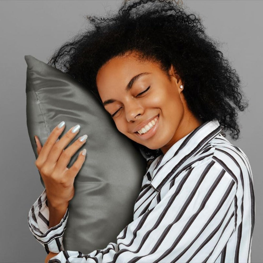 2 Pack Luxury 100% Mulberry Silk Pillowcase for Hair and Skin Health | Smooth Cooling Gentle Sleep | Envelope Closure