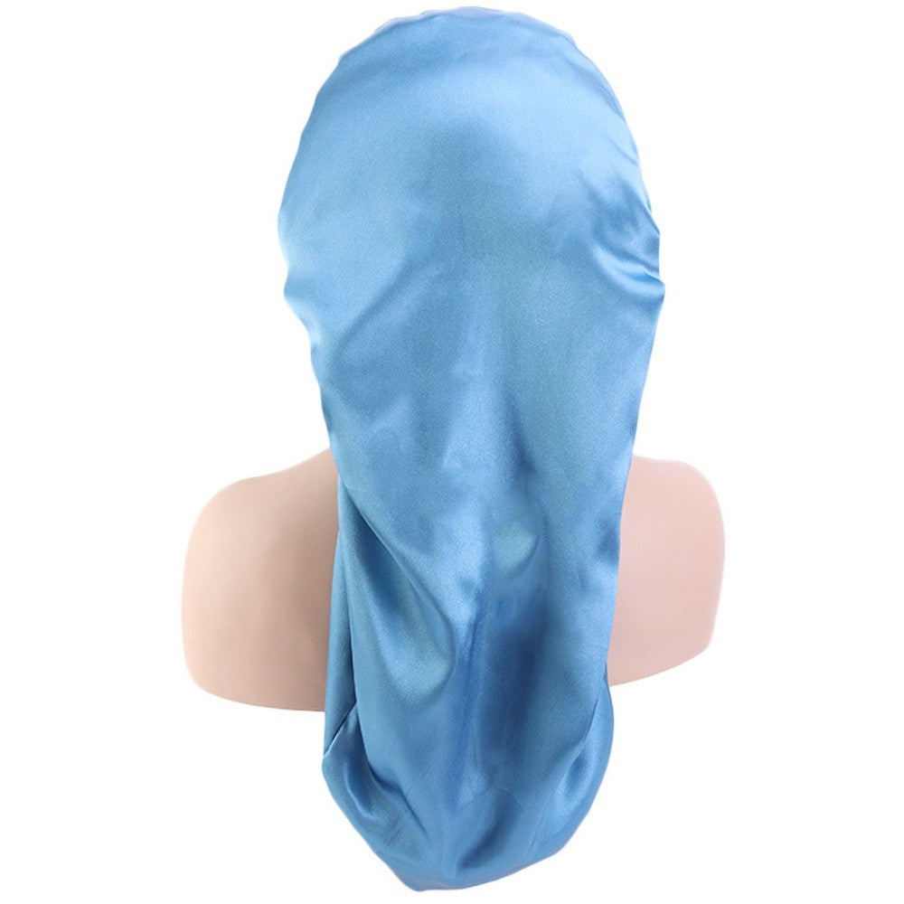 Satin Hair Bonnet for Sleeping Adjustable Sleep Cap for Women Natural Curly Hair